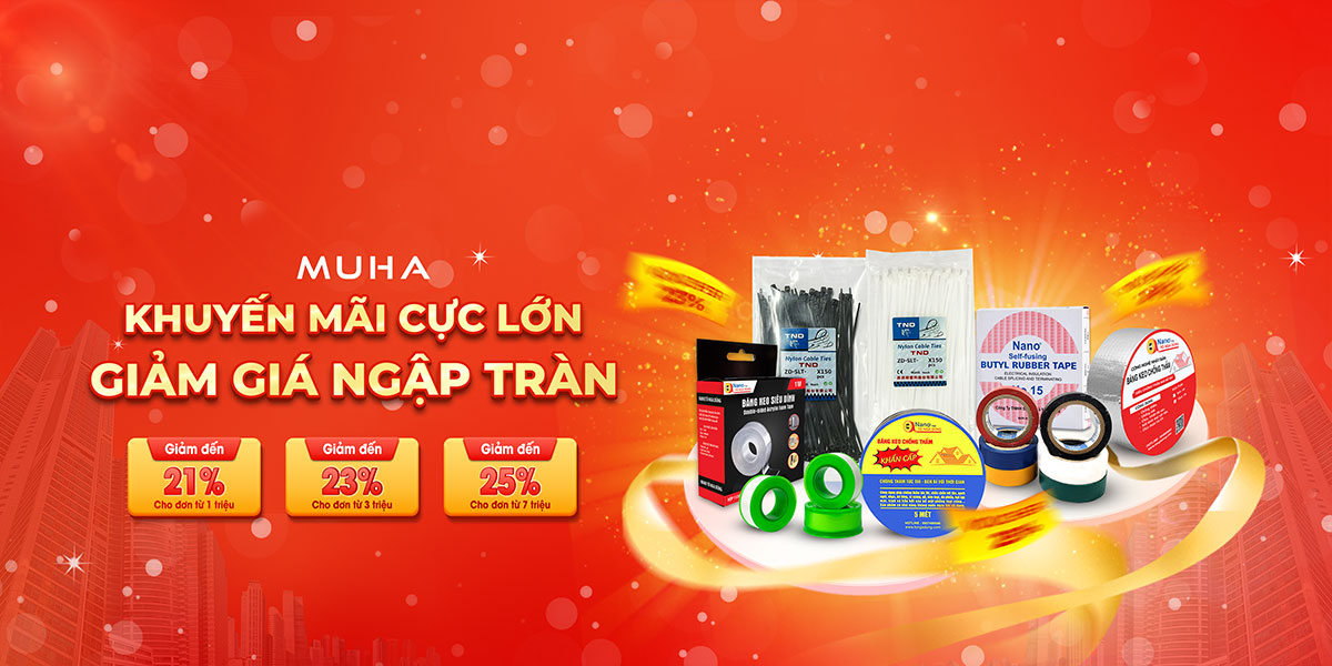 MUHA KHUYẾN MÃI CỰC LỚN – GIẢM GIÁ NGẬP TRÀN